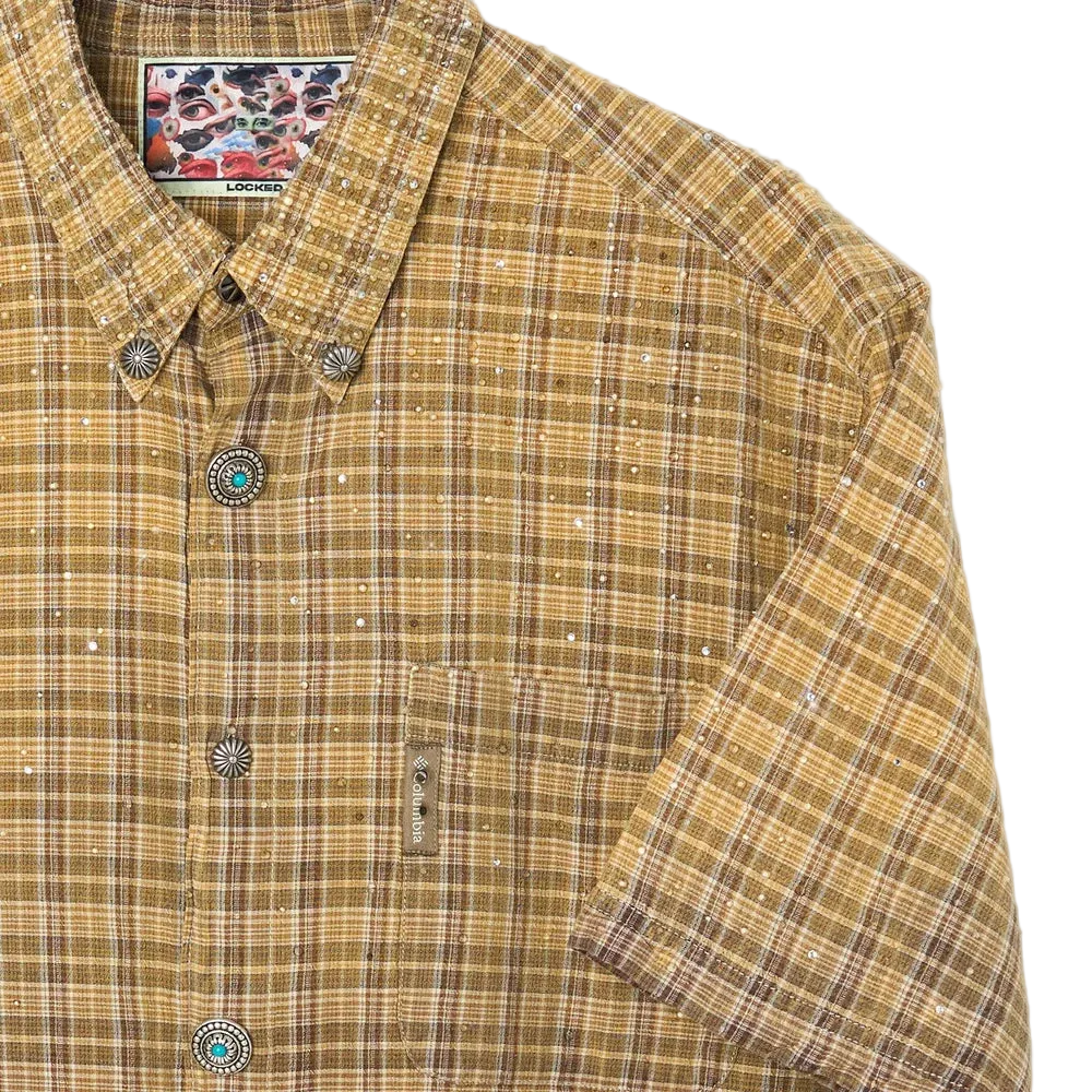 Summer Rain Metal Button up