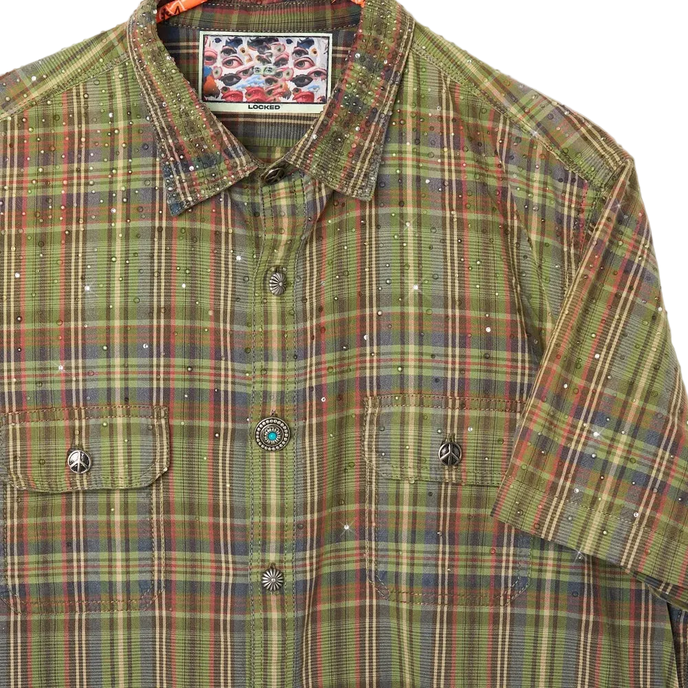 Summer Rain Metal Button up