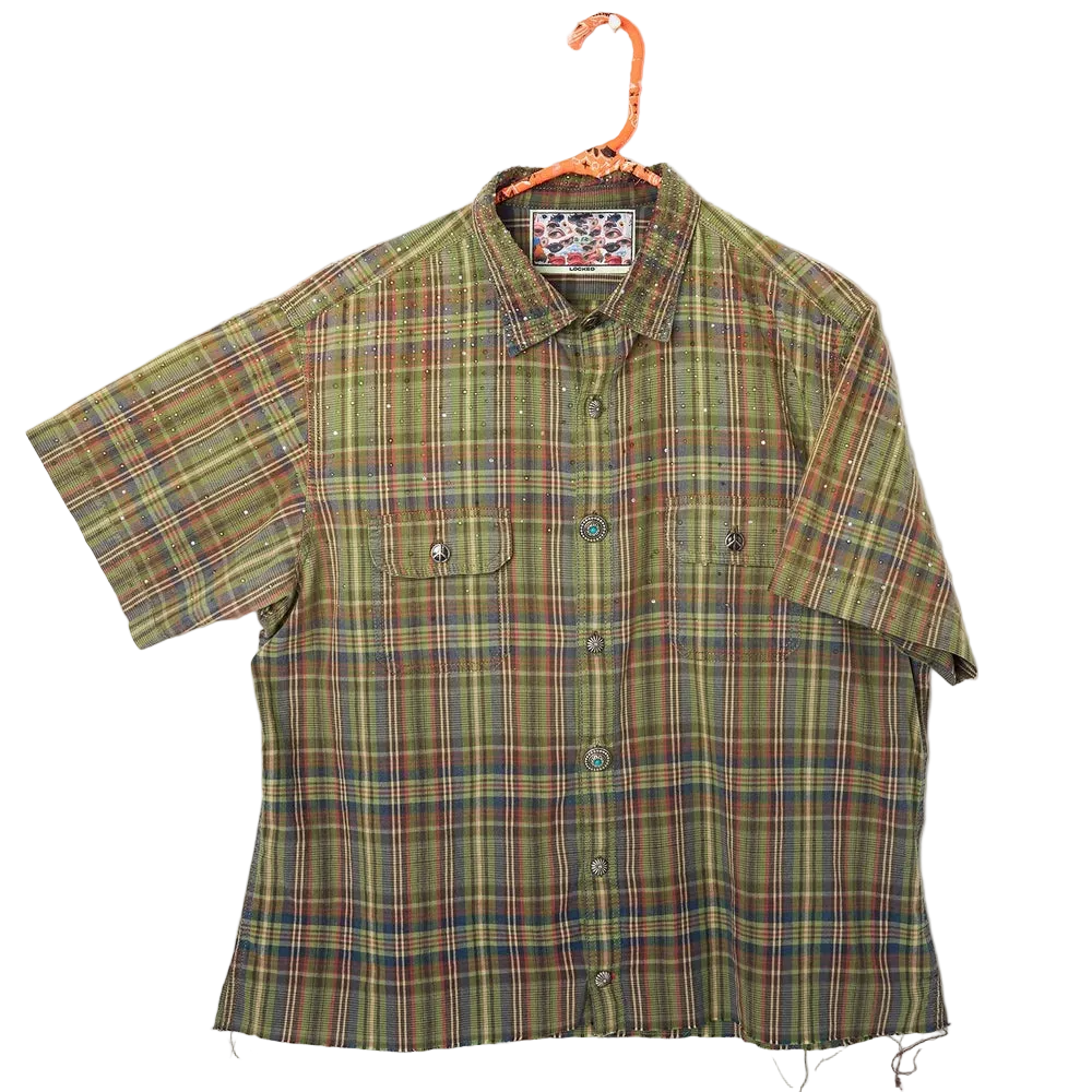 Summer Rain Metal Button up